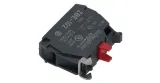 EFA ZBE-102 contact block, 1NC, max. 230V, 10(6)A, black, 347600