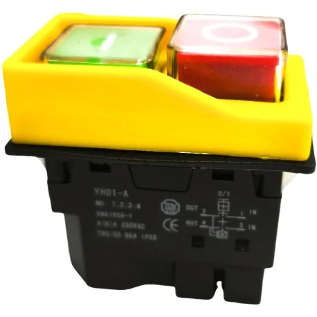 Start/Stop Switch KJD20-20 KJD17 Yellow Housing...