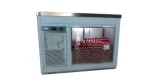 Special stainless steel display case for bottles