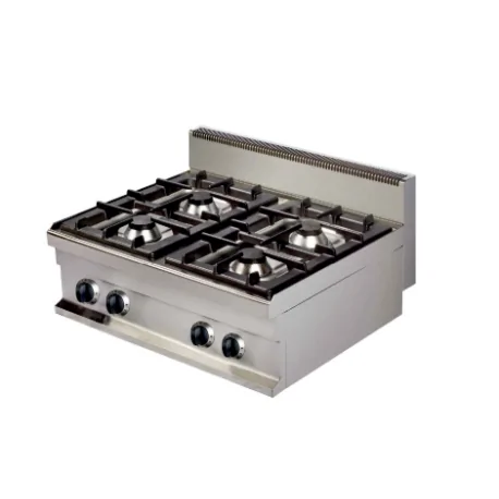Cocina a gas 4 fuegos sobremesa Serie 600 600mm