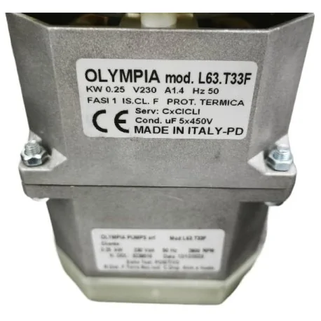 Pompe d'admission Olympia L63.T33F EUT.1100...