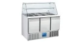 Mesa refrigerada de preparación con cristal S903CG