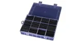 Heat shrink tubing set, 650 pieces, each 45 mm long.