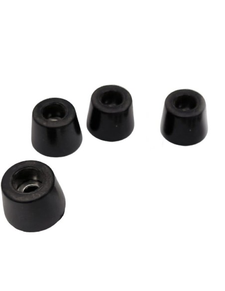 Kit of 4 appliance feet Base Ø23mm height H16mm Inner Ø5mm