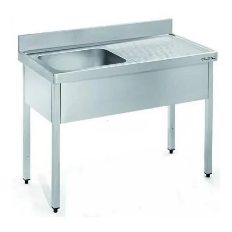 1000x600mm Stainless Steel Sink with drainer.
