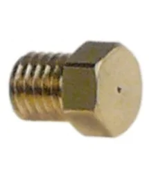 boquilla de quemador piloto gas natural código 40 taladro ø 0,4mm rosca M4,5x0,5 UE 1 pzs latón Turhan