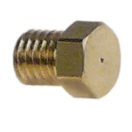 boquilla de quemador piloto gas natural código 40 taladro ø 0,4mm rosca M4,5x0,5 UE 1 pzs latón Turhan