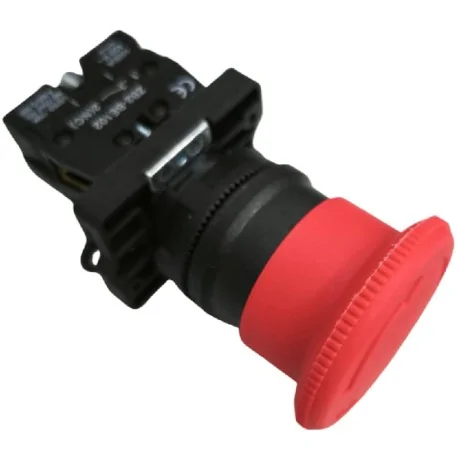 mushroom switch mounting ø 22mm 1NC EMERGENCY...