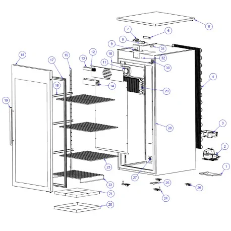 Termostato digital EVJ526N2 MC-1000 12260509...