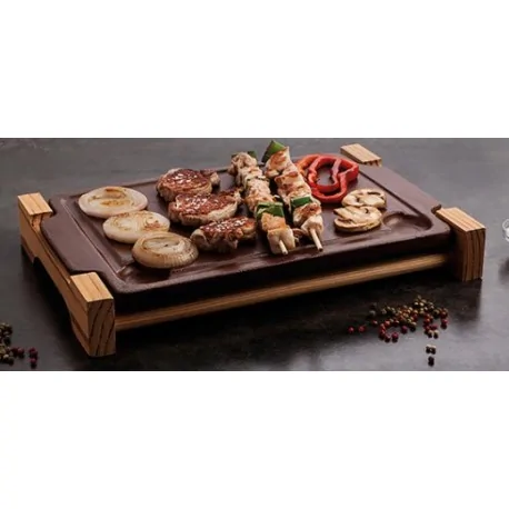 Grilling stone with stand