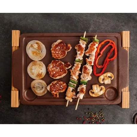 Grilling stone with stand