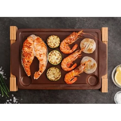 Piedra de asar con soporte