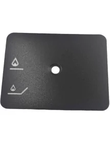 Adhesive cover flame...