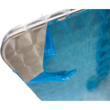 Diamond-cut stainless steel table cover,...