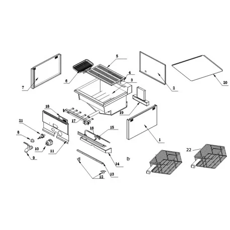 Gas Fryer Safety Thermostat GF-17H GF-23...