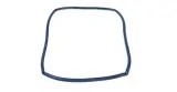 Door seal, W 350 mm L 650 mm, 4-sided, with 8 retaining hooks 901321