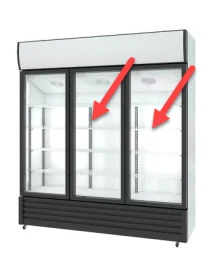 Right-opening swing door...