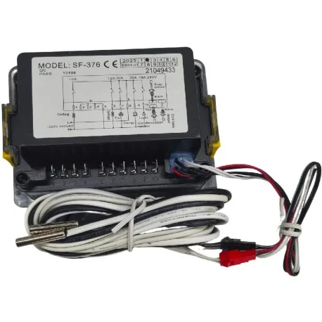 Termostato digital SF-376 220-240VAC  4 relés 3...
