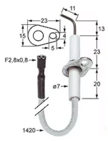 HGT ignition electrode,...
