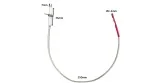 Ignition electrode with flange, cable length 350mm, round connector ø 2.4mm
