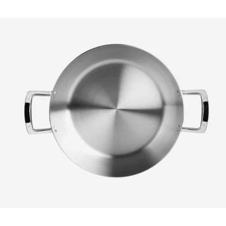 Triply Natural Deep Frying Pan with Handles