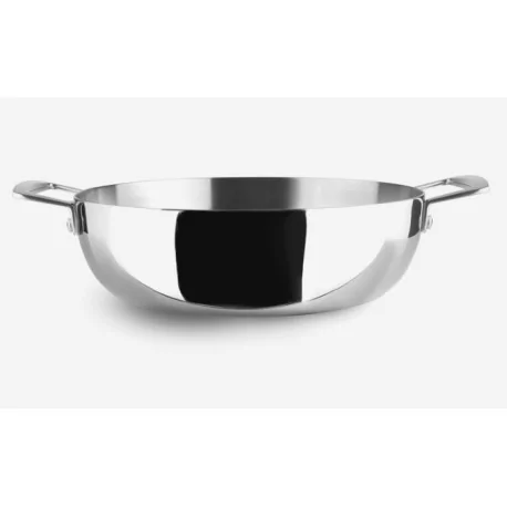 Triply Natural Deep Frying Pan with Handles