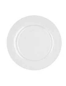 Assiette plate à bord large...