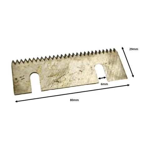 Lame pour cercleuse automatique 29x80mm