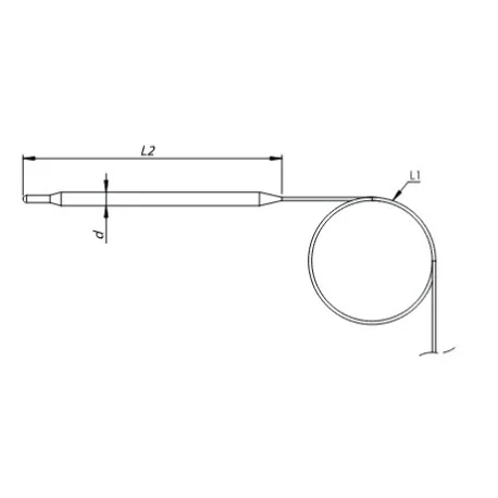 Termostato de Gas LIVA 25ST 19.75 30-110°C con...