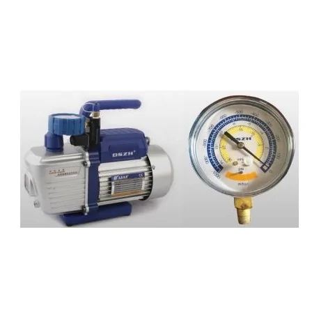 Dual Stage Vacuum Pump 1/4 HP 50 l/min with...