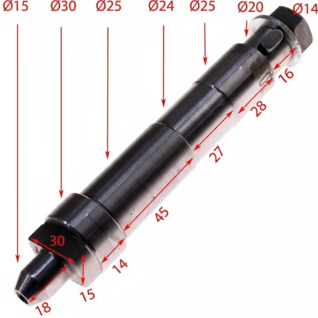 Drive shaft for meat mincer TC22MEC CGT 22...