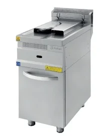 Gas fryer with cabinet...