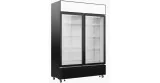 SC-800CE double refrigerated display cabinet with hinged doors