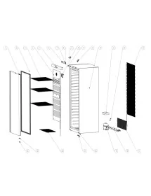 Évaporateur plat armoire...