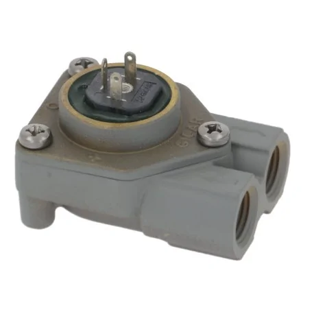 Flujómetro rosca 1/4" latón con LED conexión...