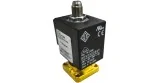 Válvula magnética latón 3 vías 230VAC DN 2,5mm -10 a 140°C ODE serie 31A1 tipo de bobina BDV