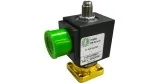 Électrovanne laiton 3 voies 230VAC DN 2,5mm -10 à 140°C ODE série 31A1 bobine BDV