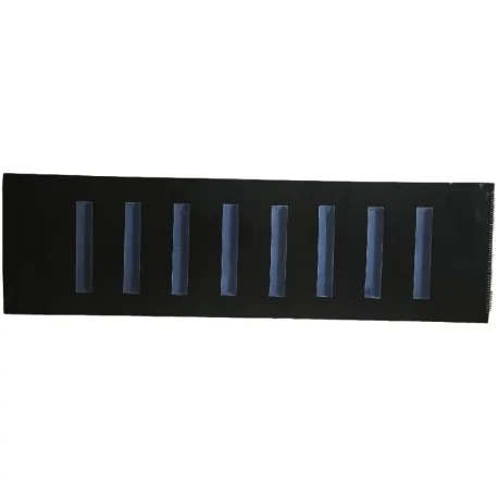 Conveyor belt F black silicone 228x800mm bun...