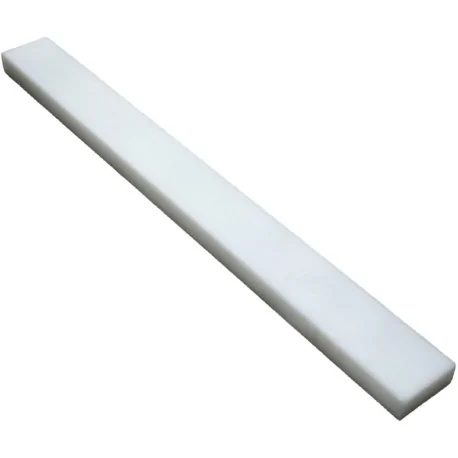 White HD Polyethylene Technical Strip 500x50x20 mm