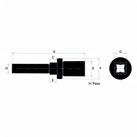 Clavija de acero Picadora de carne TK-22 MF