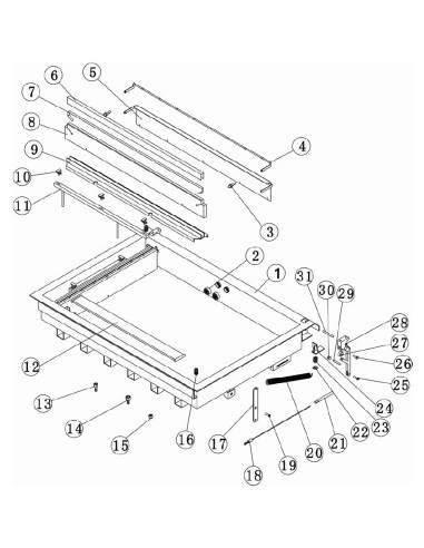Barre de soudure pour machine sous vide DZ-900/T