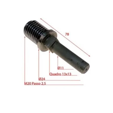 Pin plug endless steel mincer 32 Ramon...