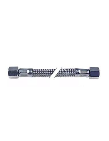 Latiguillo flexible trenza inox recto-recto DN10 empalmes 1/2" L 1500mm 520613