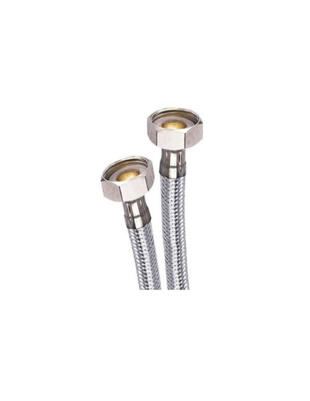 Latiguillo flexible trenza inox recto-recto DN8 L 1500mm empalmes 1/2"