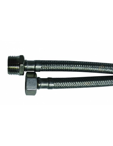 Latiguillo flexible trenza inox 500mm 1/2x1/2 Grifería