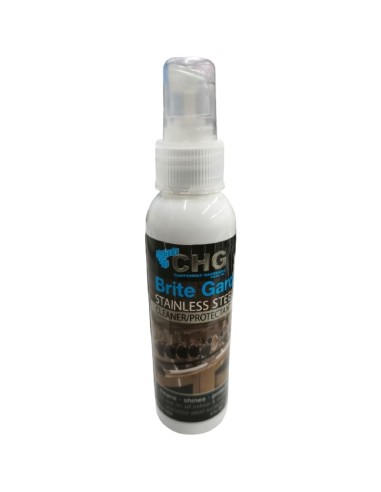 Brite Gard CHG | Nettoyant et Protecteur pour Acier Inoxydable 118 ml