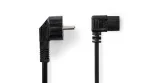 Power cable schuko angled 2m IEC-320-C13 551116
