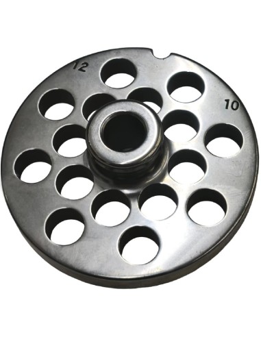 Grille pour hachoir à viande 12 | Trous 10mm avec pivot | Inox