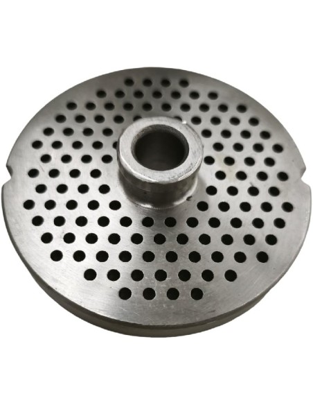 Plaque Hachoir Viande 22 Trous 3mm Avec Pivot 2 Encoche Inox Enterprise 696126