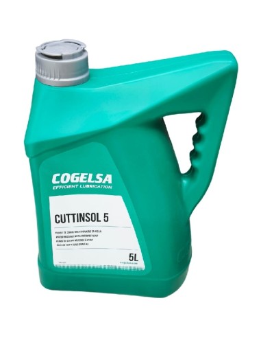 Fluide de coupe concentré à mélanger avec de l'eau | Cuttinsol Cogelsa | 5 Litres | CUTTINSOL 5 T